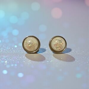 Elegant Australian Opalite Stud Earrings